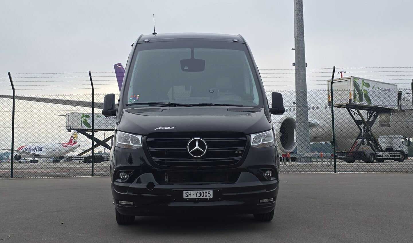 Premium van with large luggage space from Swiss Journey Transfer